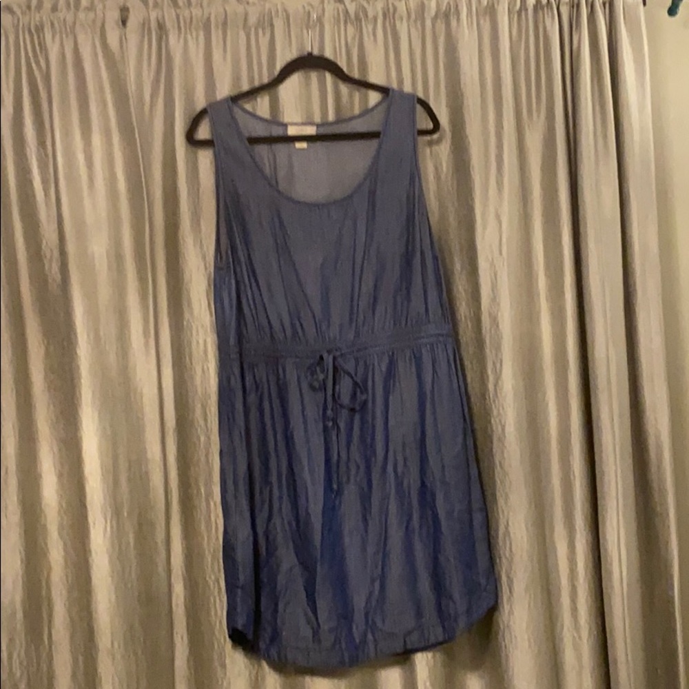 Denim type dress